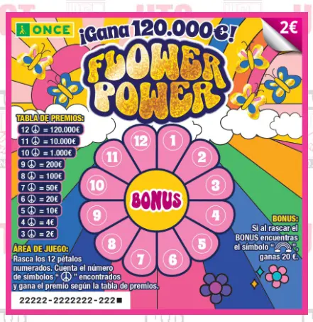Boleto Flower Power