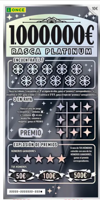 Boleto Rasca Platinum 2026