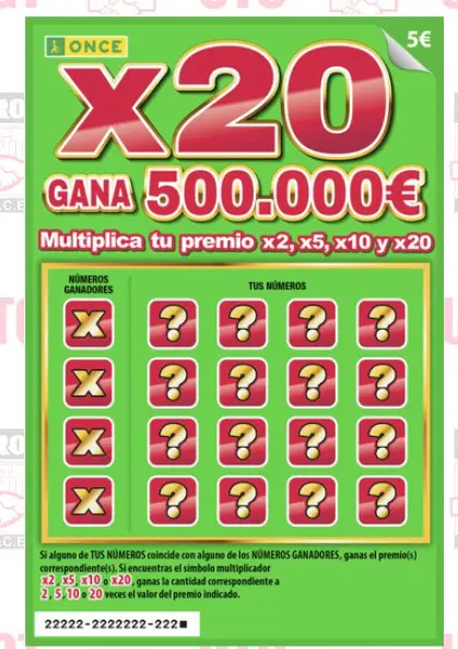 Boleto X20 2026